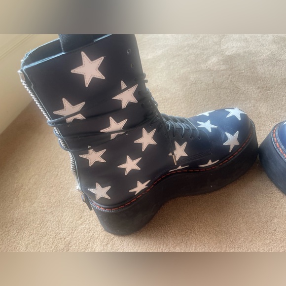 R13 double stack platform star boots. RARE find. Size 37. Worn once. - Picture 5 of 10